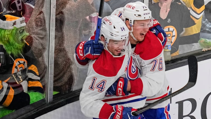 Canadiens thump Bruins in fight-filled affair
